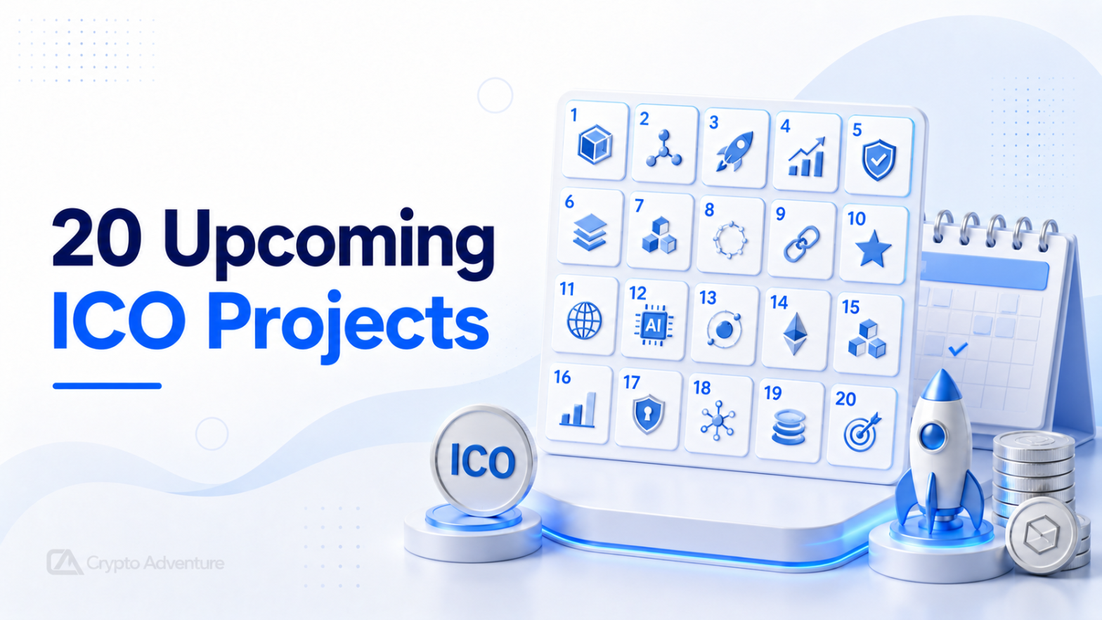 20 New Upcoming ICO Crypto Projects With High-Risk Upside Potential ...
