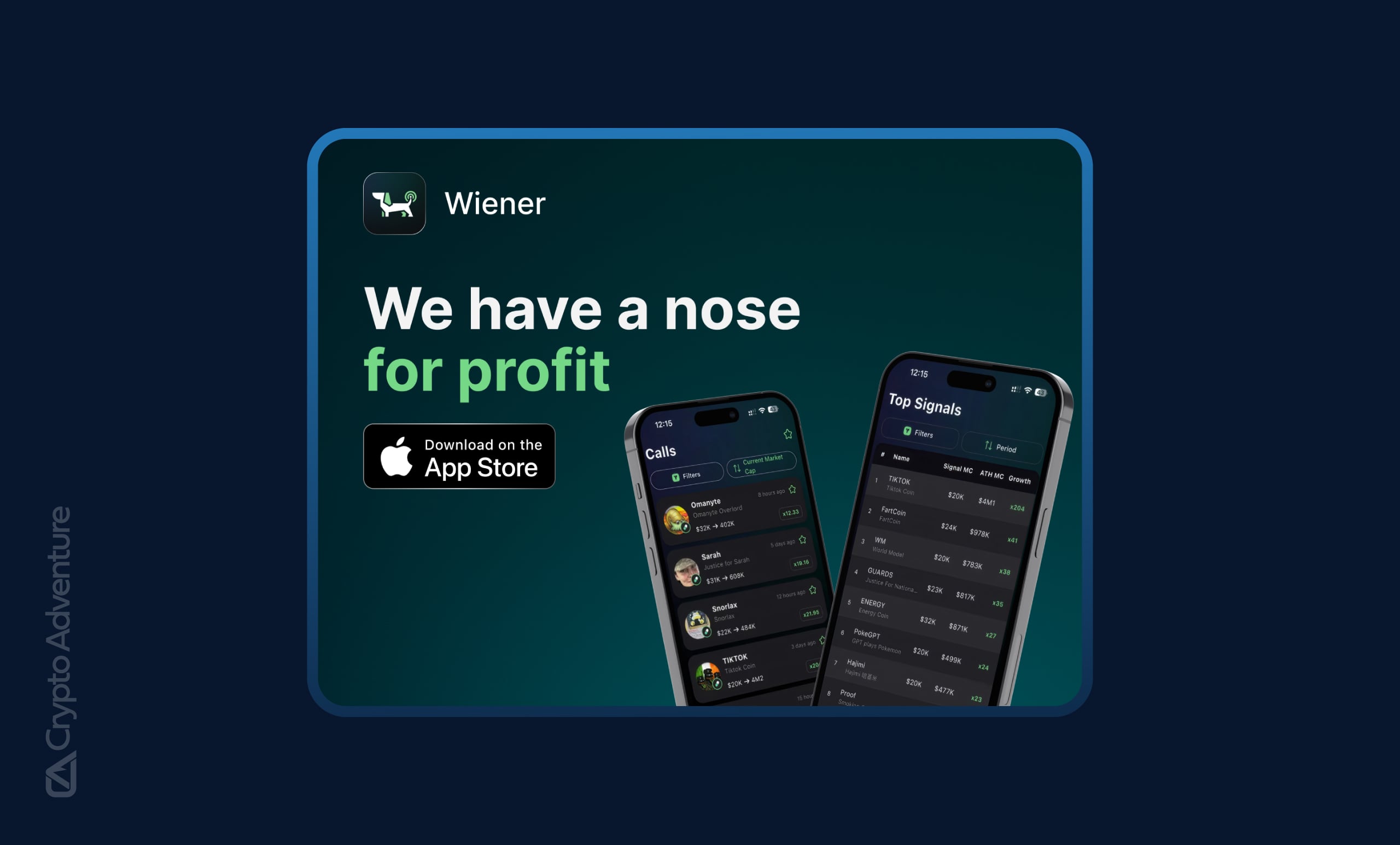 Wiener App Launches on iOS Bringing Real-Time “Signals, Not Noise” to  Solana Traders