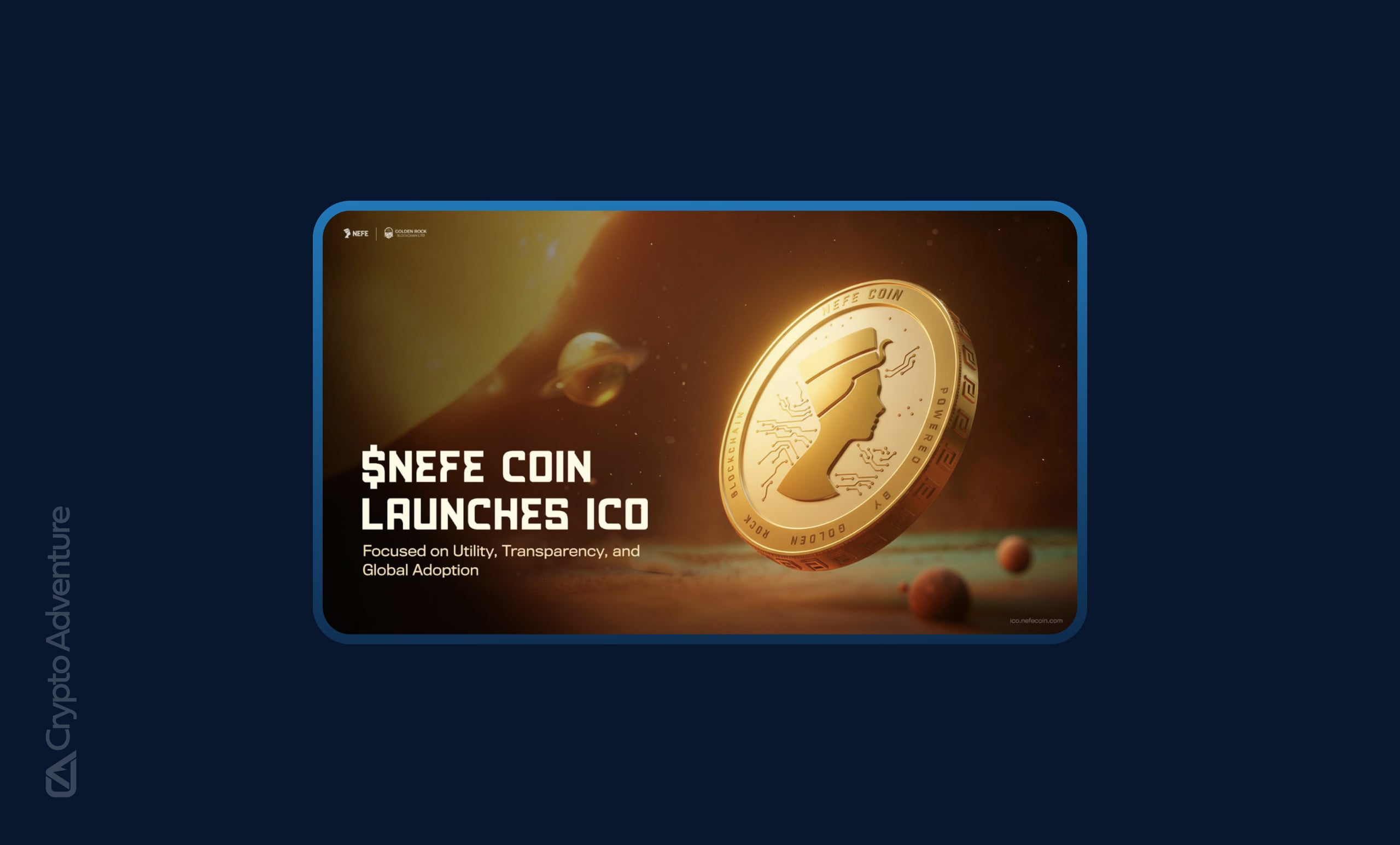 NEFE Coin Launches ICO Focused on Utility, Transparency, and Global Adoption