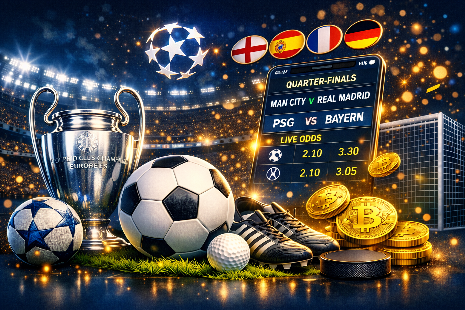best crypto sportsbooks for Champions League betting