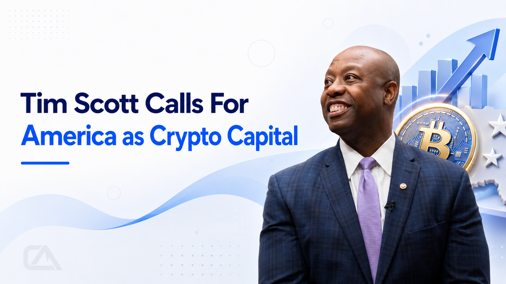 Senator Tim Scott Pushes America’s Crypto Capital Agenda As CLARITY Act Vote Nears