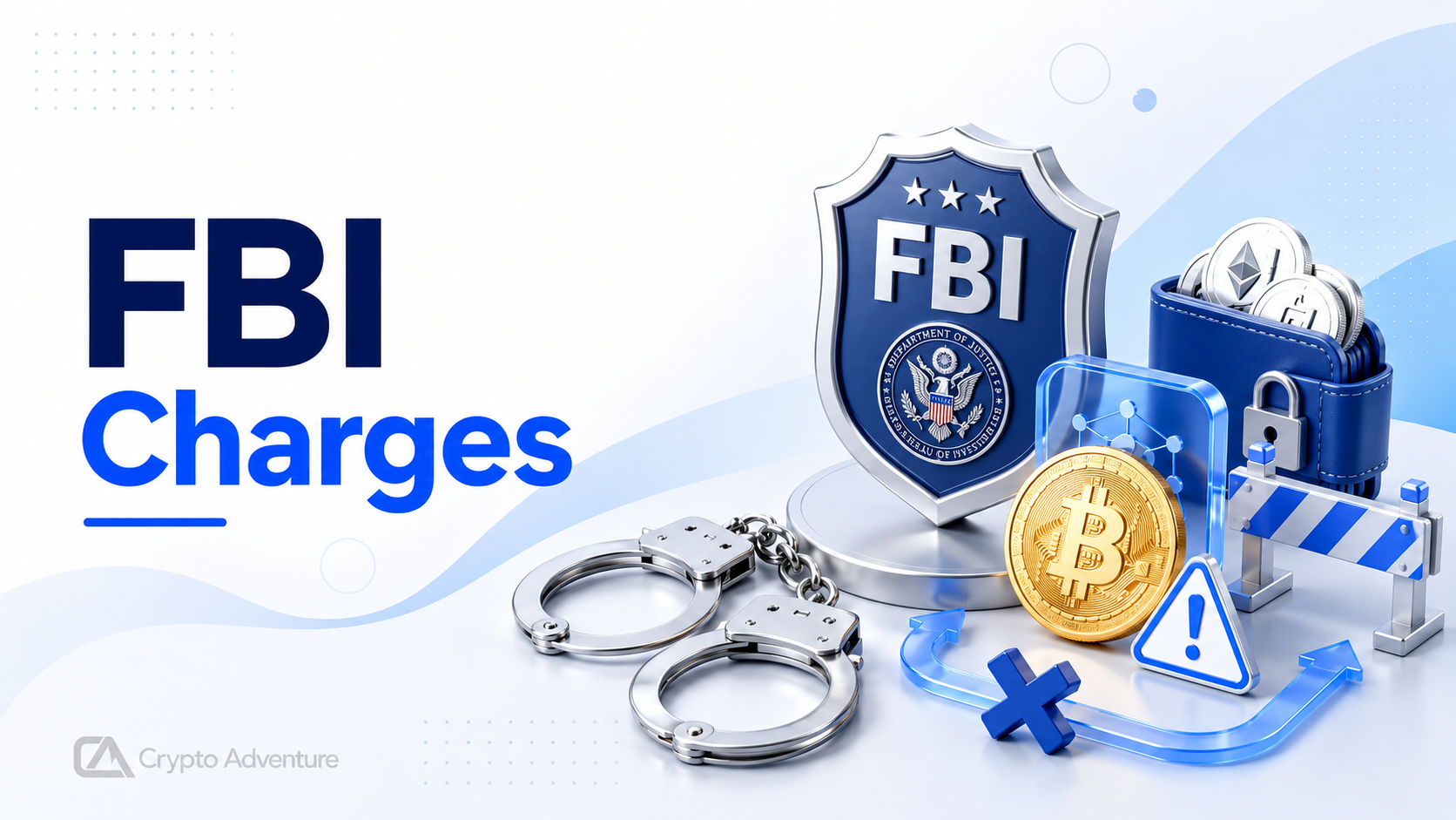 FBI Charges Three Men In Violent $6.5M Crypto Robbery Spree
