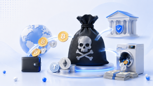 crypto illicit funds trading volume
