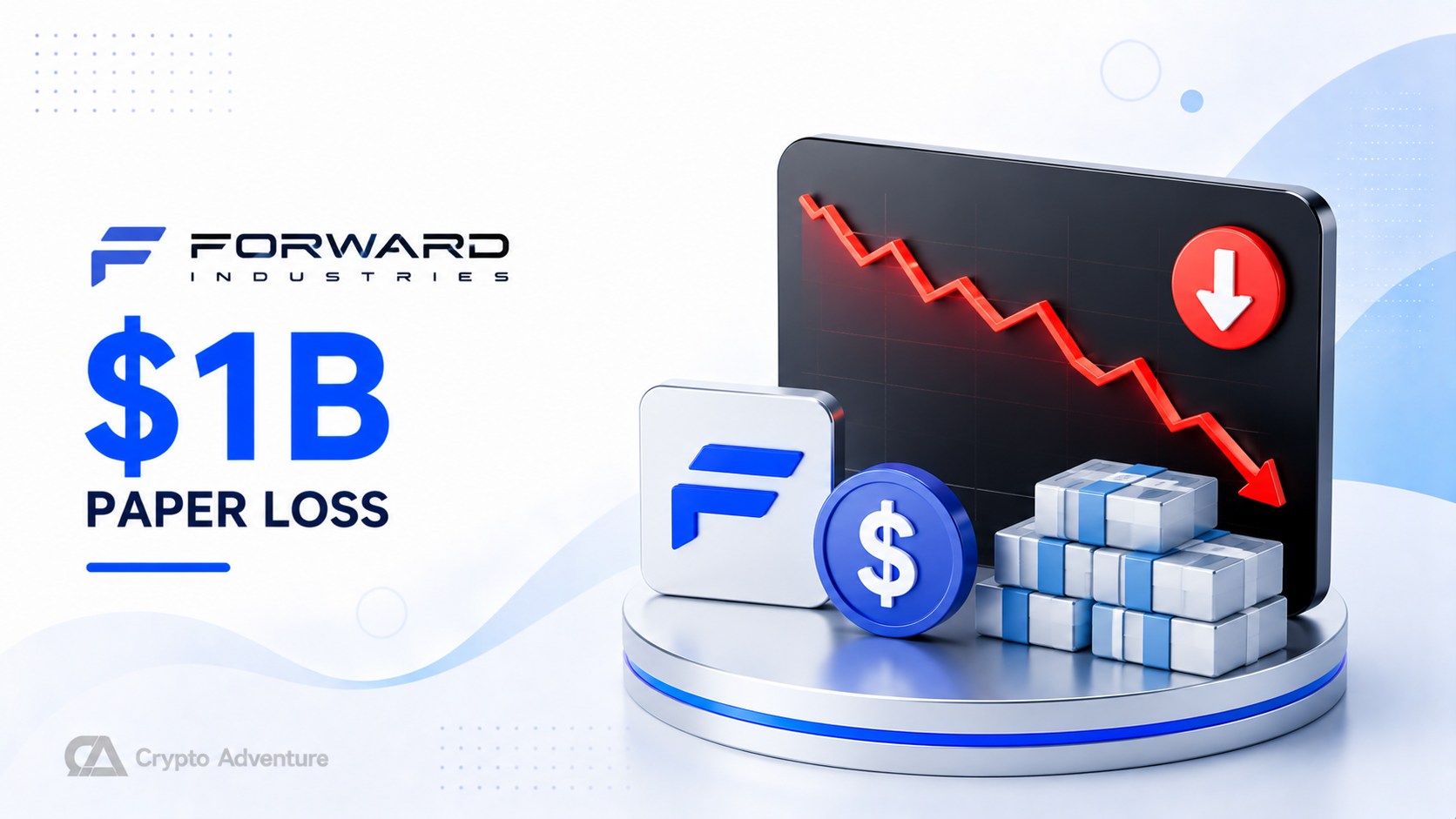 Forward Industries Faces Nearly $1B Paper Loss On Solana Treasury