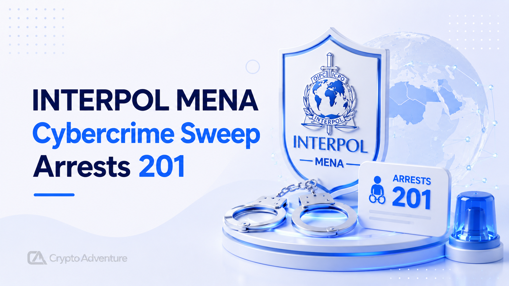 INTERPOL MENA Cybercrime Sweep Arrests 201, But Crypto Link Remains Unconfirmed