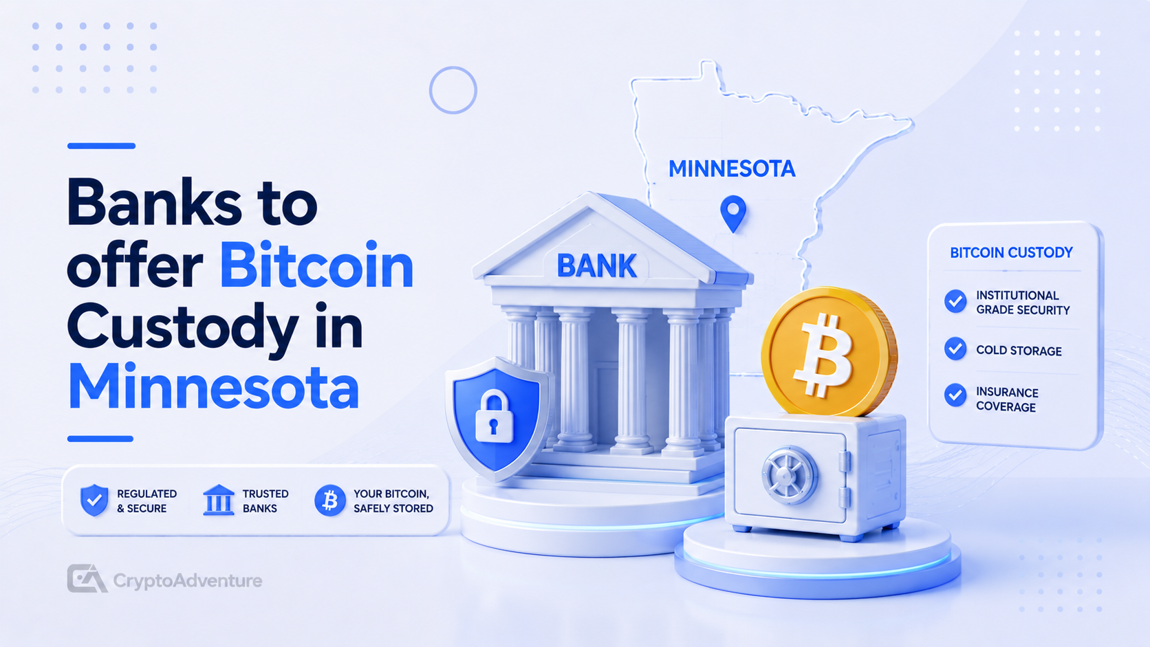 Minnesota Law Lets Banks And Credit Unions Offer Bitcoin Custody