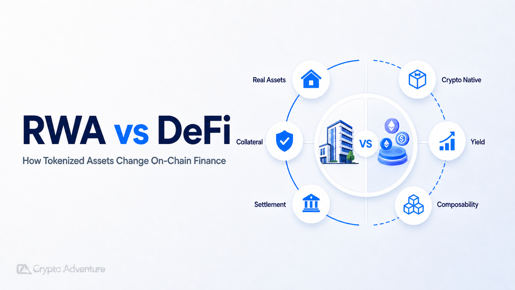 RWA vs DeFi, Tokenized Assets, Real World Assets Crypto, RWA DeFi