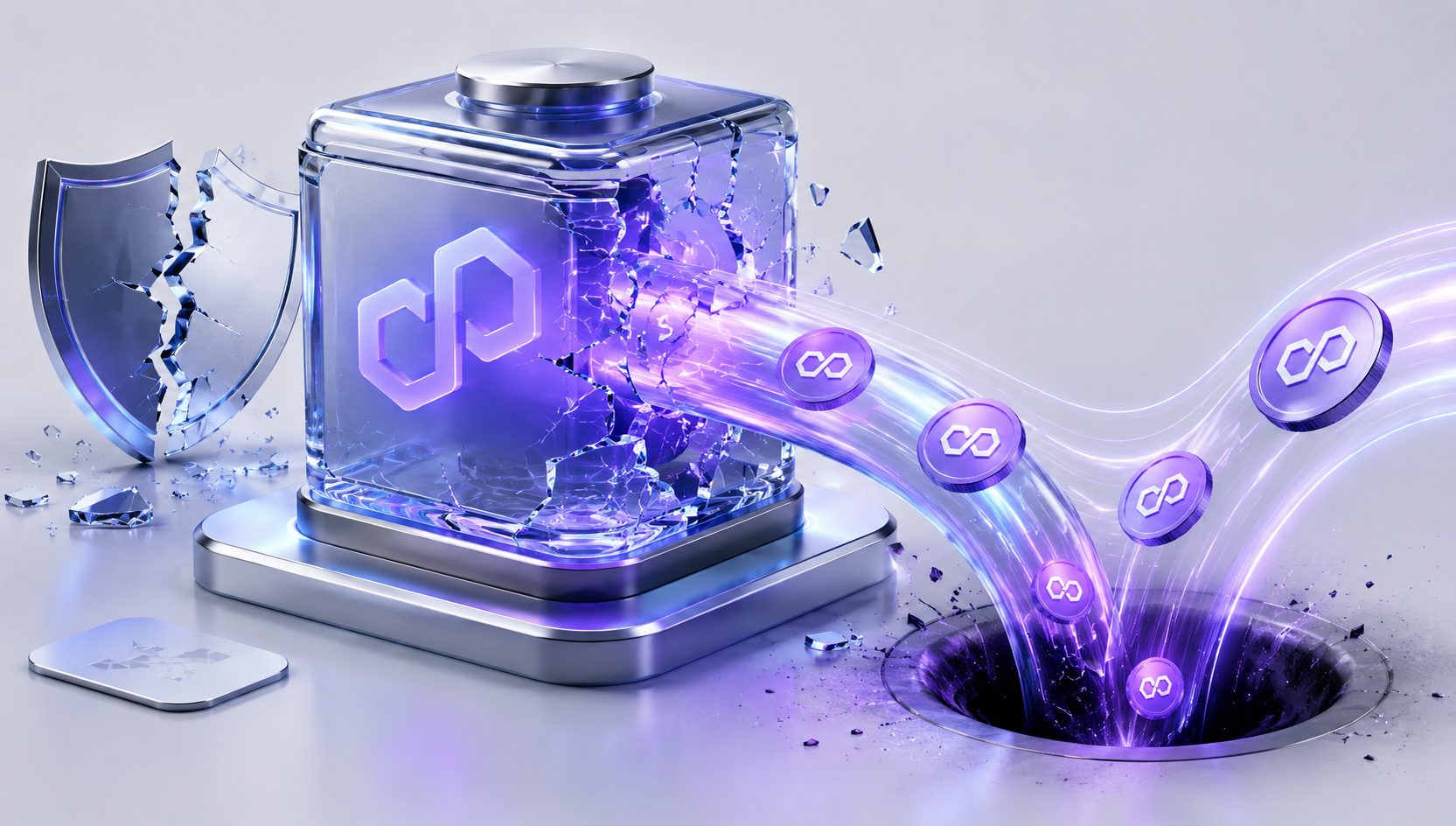 A Polymarket-linked operations wallet was drained of POL after a private-key compromise, while user funds and market resolution remain safe.