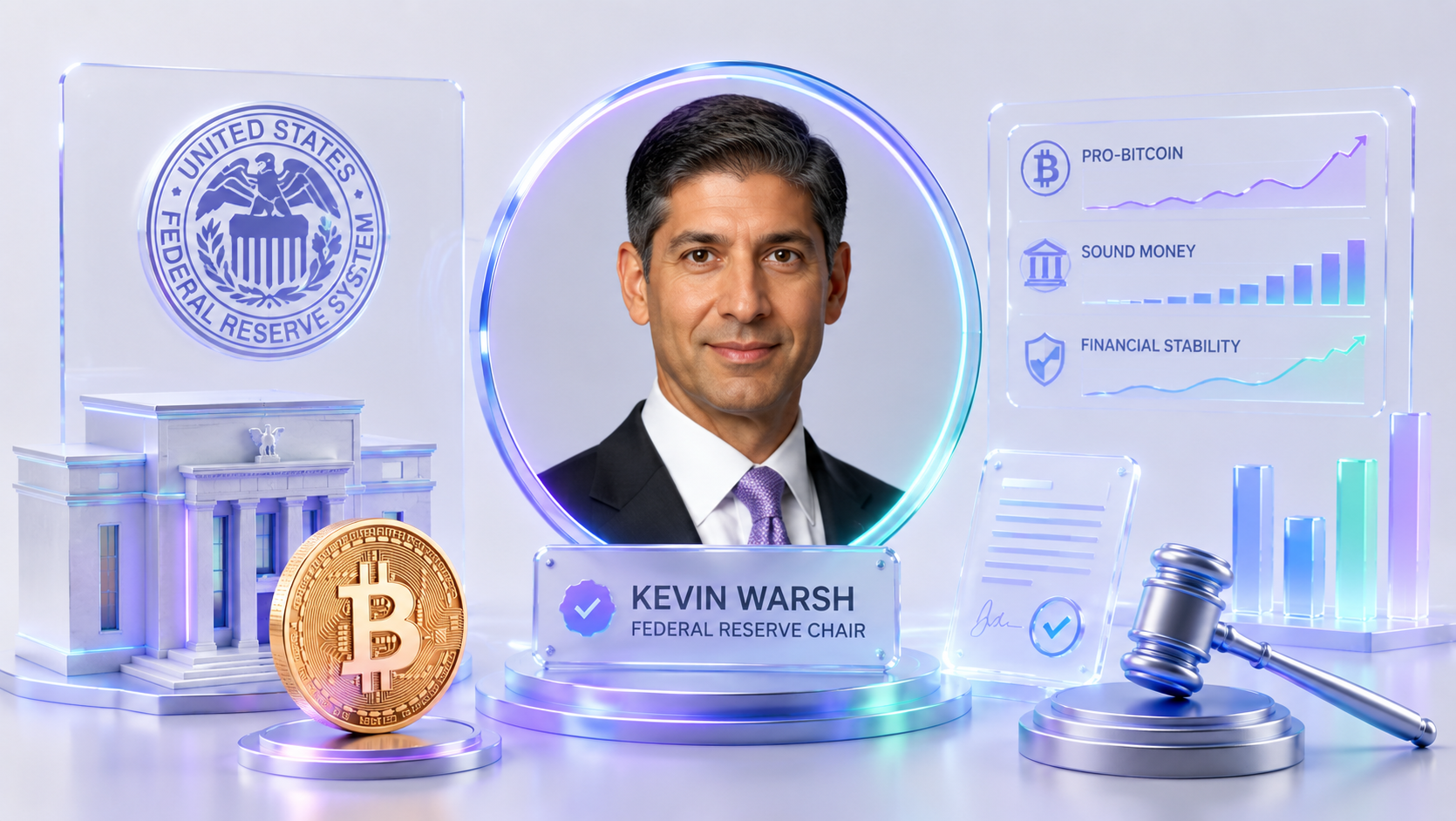 Kevin Warsh has been sworn in as Fed chair, giving Bitcoin its most crypto-literate central-bank backdrop yet.