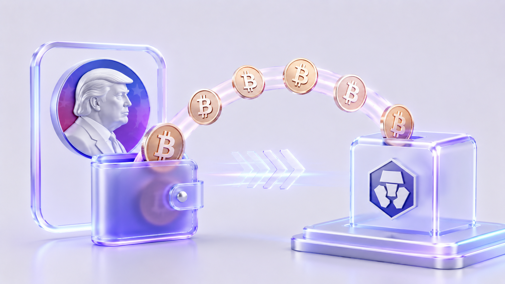 Trump Media-Linked Wallet Sends 2,650 BTC To Crypto.com As Sale Remains Unconfirmed