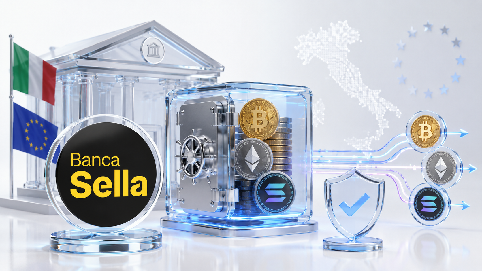 Banca Sella Becomes Italy’s First MiCA-Cleared Bank For Crypto Custody