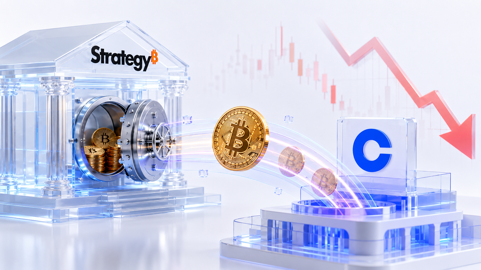Strategy Bitcoin Deposit To Coinbase Sparks Fresh Sell-Off Speculation