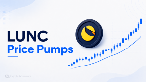 LUNC price pumps