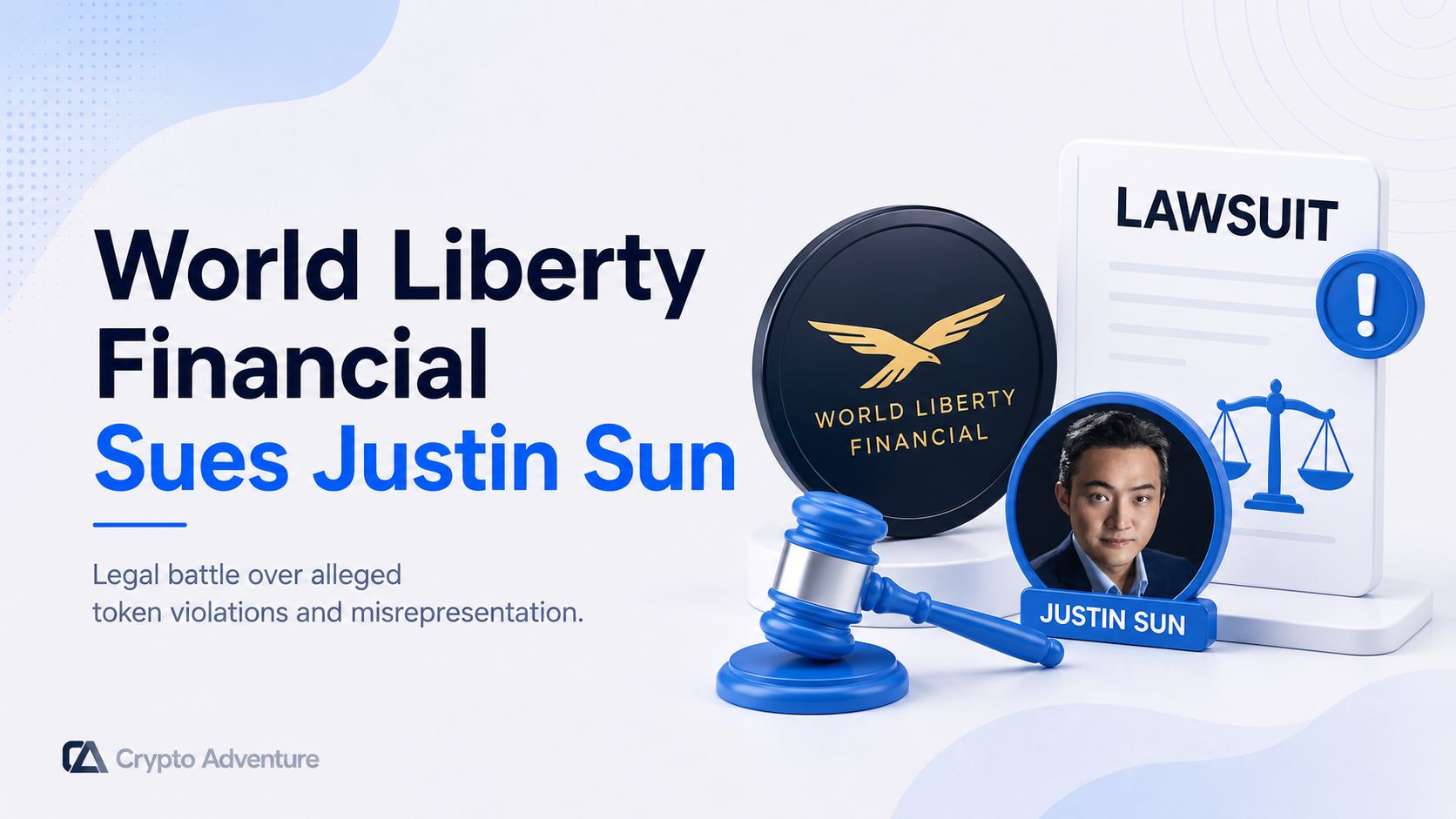 World Liberty Financial Sues Justin Sun As WLFI Fight Turns Nastier