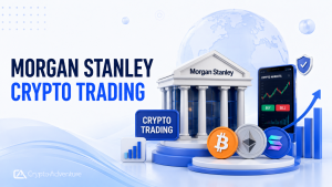 Morgan Stanley is rolling out crypto trading on E*Trade with a 0.50% fee, bringing BTC, ETH and SOL to a major retail brokerage base.