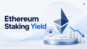 Ethereum staking yield lower