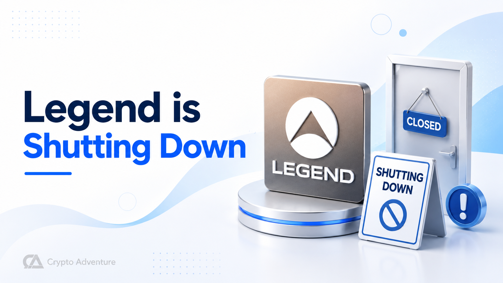Legend app shuts down