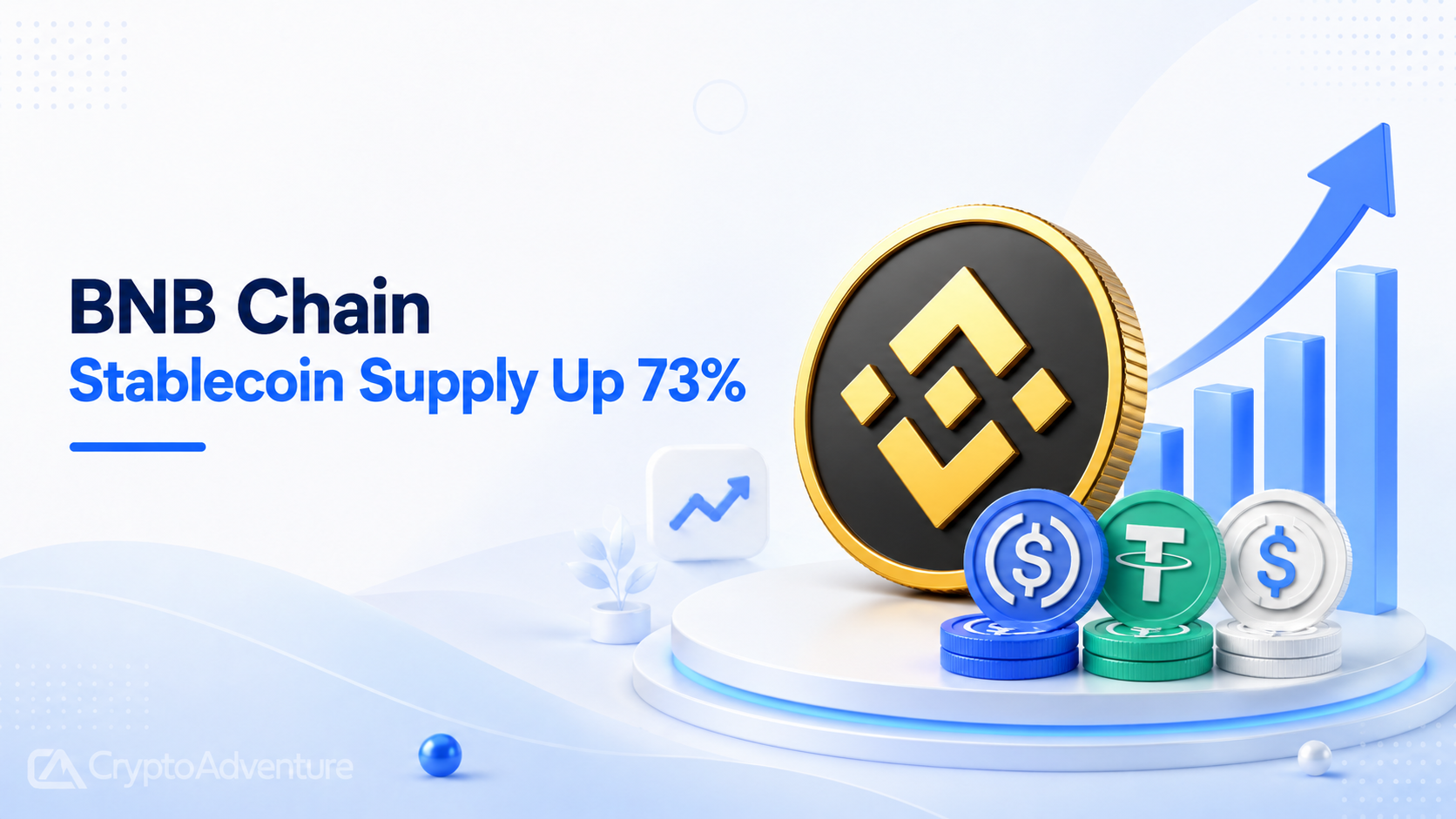 BNB Chain Stablecoin Supply Jumps 73% As Dollar Liquidity Spreads Across Chains