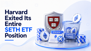 Harvard Management Company sold its ETHA position and cut 2.3M IBIT shares in Q1, reducing disclosed crypto ETF exposure.