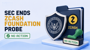 Zcash Foundation’s Q1 update details SEC probe closure, ECC disruption, normal network activity and $36.7M in liquid assets.