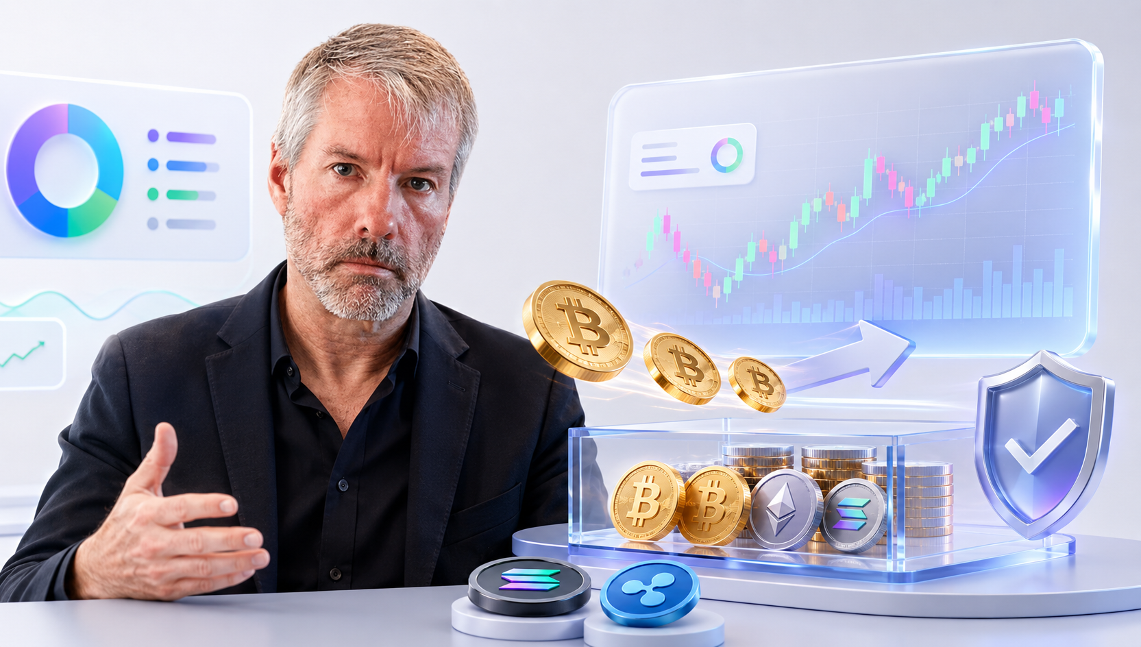 Michael Saylor says Strategy will likely sell some Bitcoin to fund dividends, while recent filings still show the firm buying more BTC.