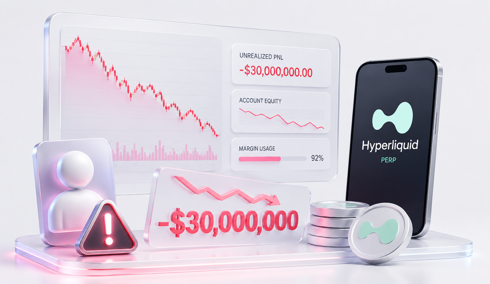 Hyperliquid Trader Loracle Faces $30M Losses on $HYPE Short as Token Hits Record High