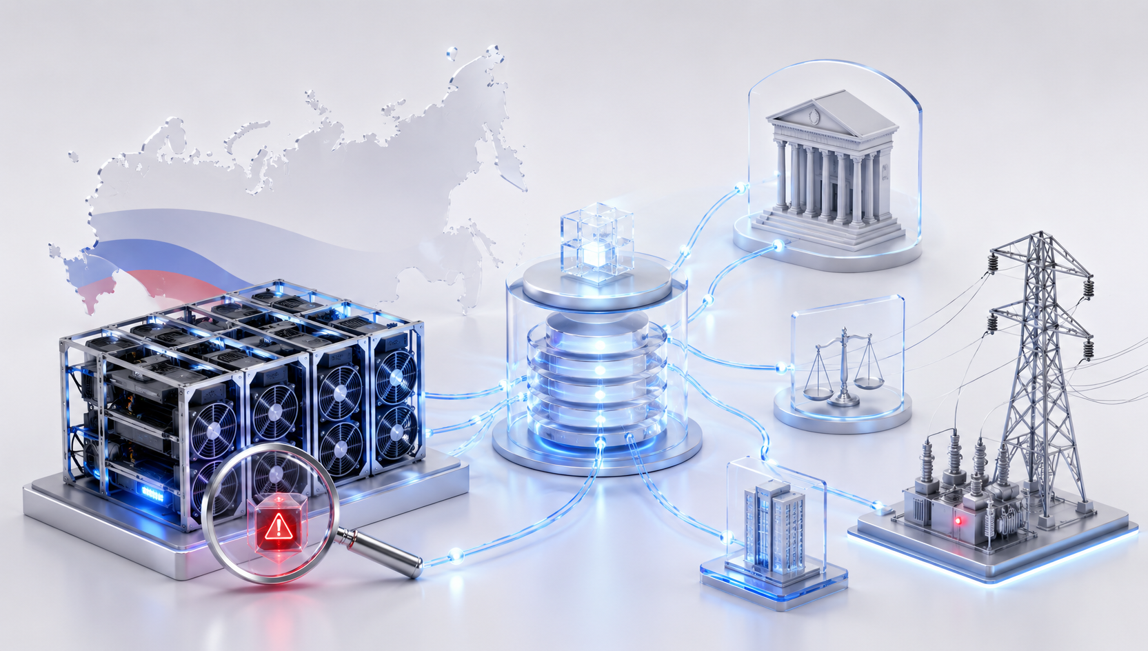 Russia will require crypto miners and mining infrastructure operators to add network address data to official registry records.