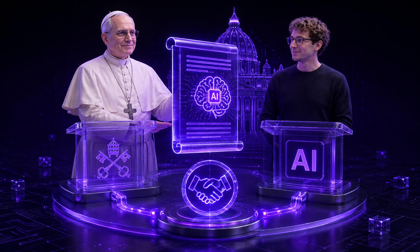 Pope Leo XIV Presents AI Encyclical With Anthropic Co-Founder At Vatican