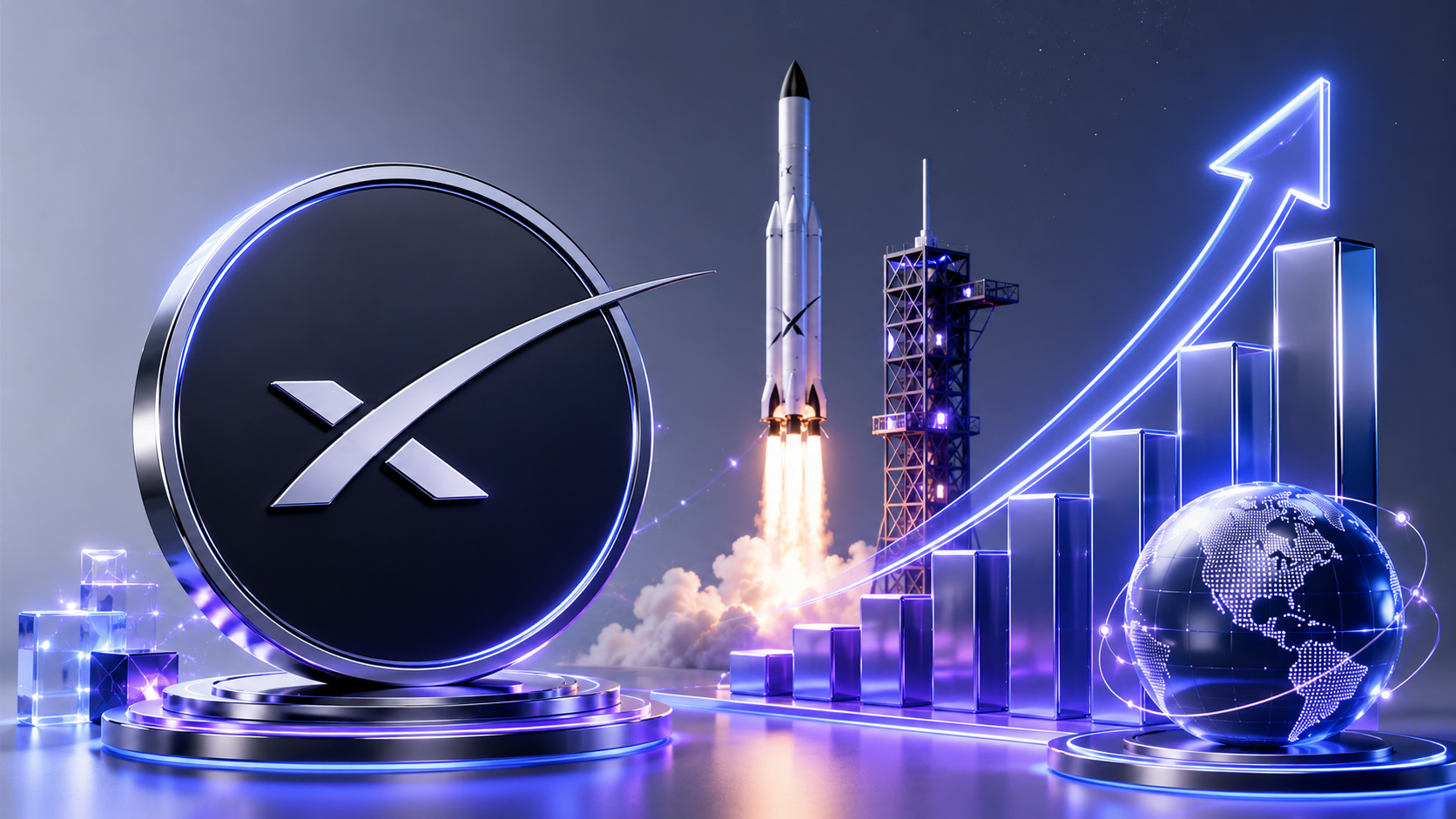 SpaceX Market Cap Tops $2.3T As SPCX Extends Record IPO Rally