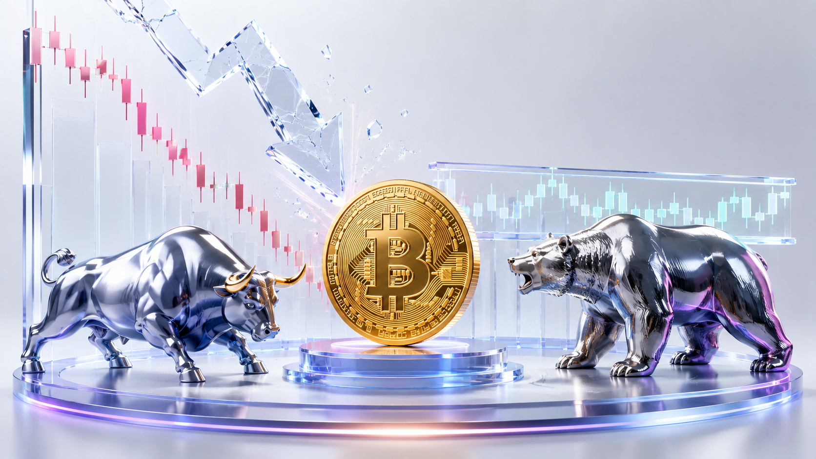 Bitcoin Holds Near $64K As Bulls And Bears Fight Over The 50% Drawdown
