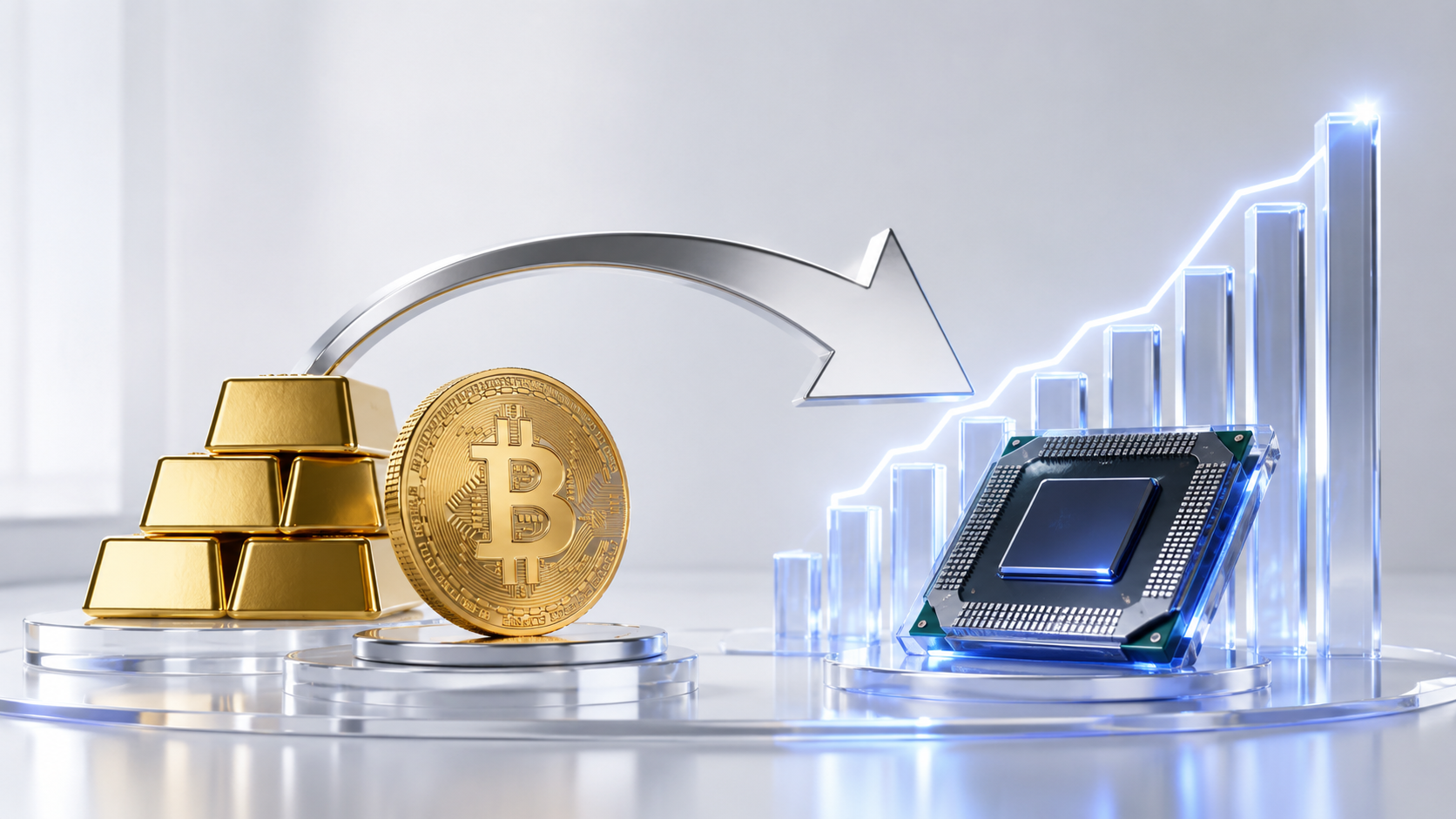 Retail Rotation From Gold And Bitcoin ETFs Pushes Semiconductor Funds Into Lead