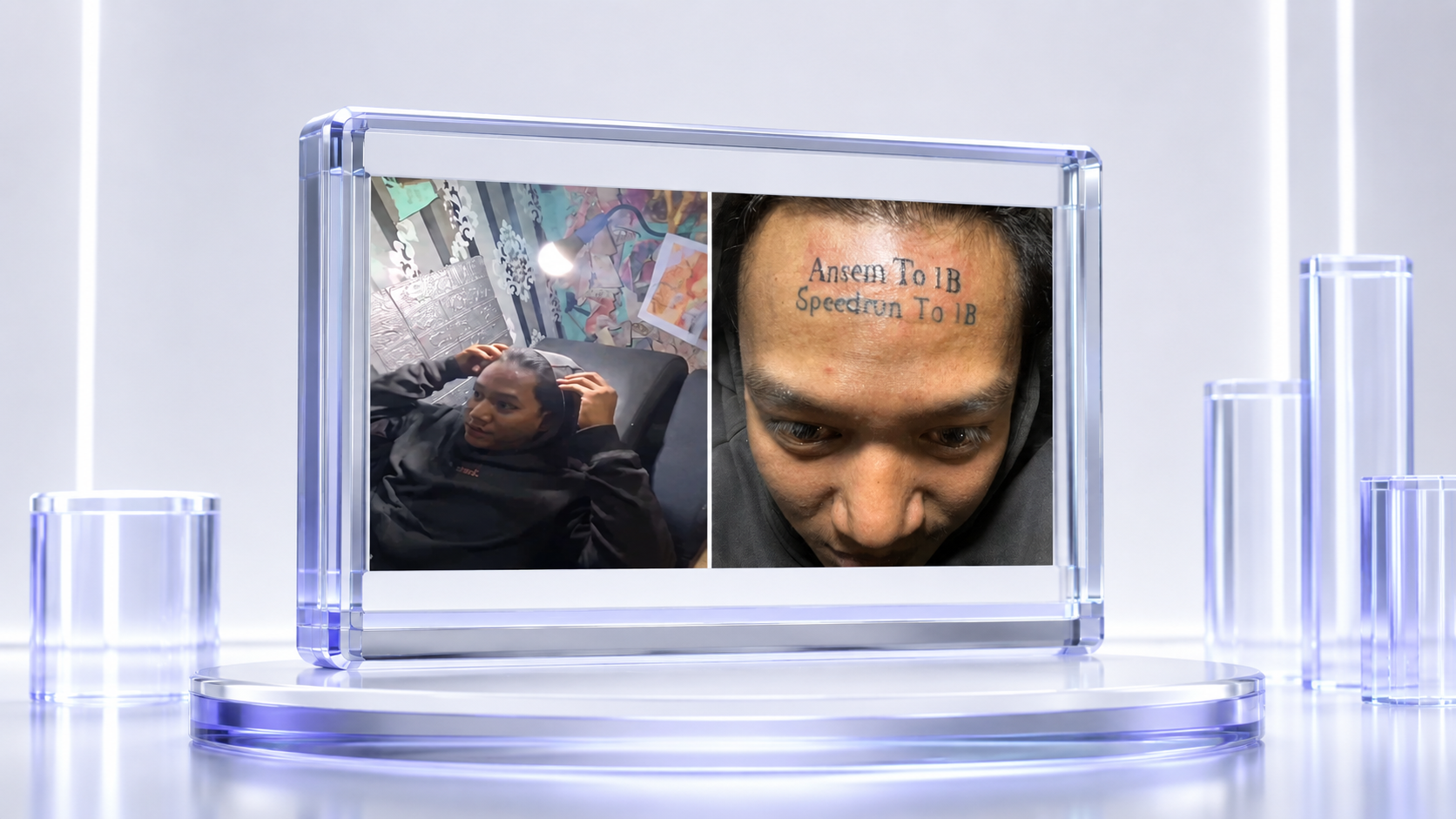 Indonesian Crypto User Gets “Ansem To 1B” Tattooed On Forehead