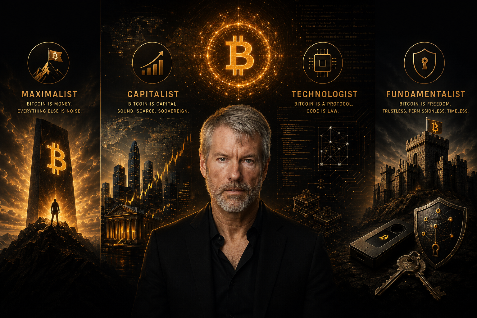 Michael Saylor Maps Four Bitcoin Ideologies As BTC Debate Moves Beyond Price