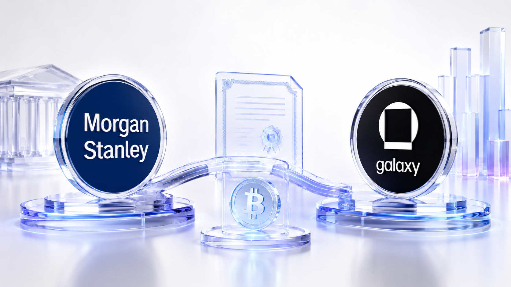Morgan Stanley And Galaxy Open Crypto-To-ETP Route For Wealth Clients