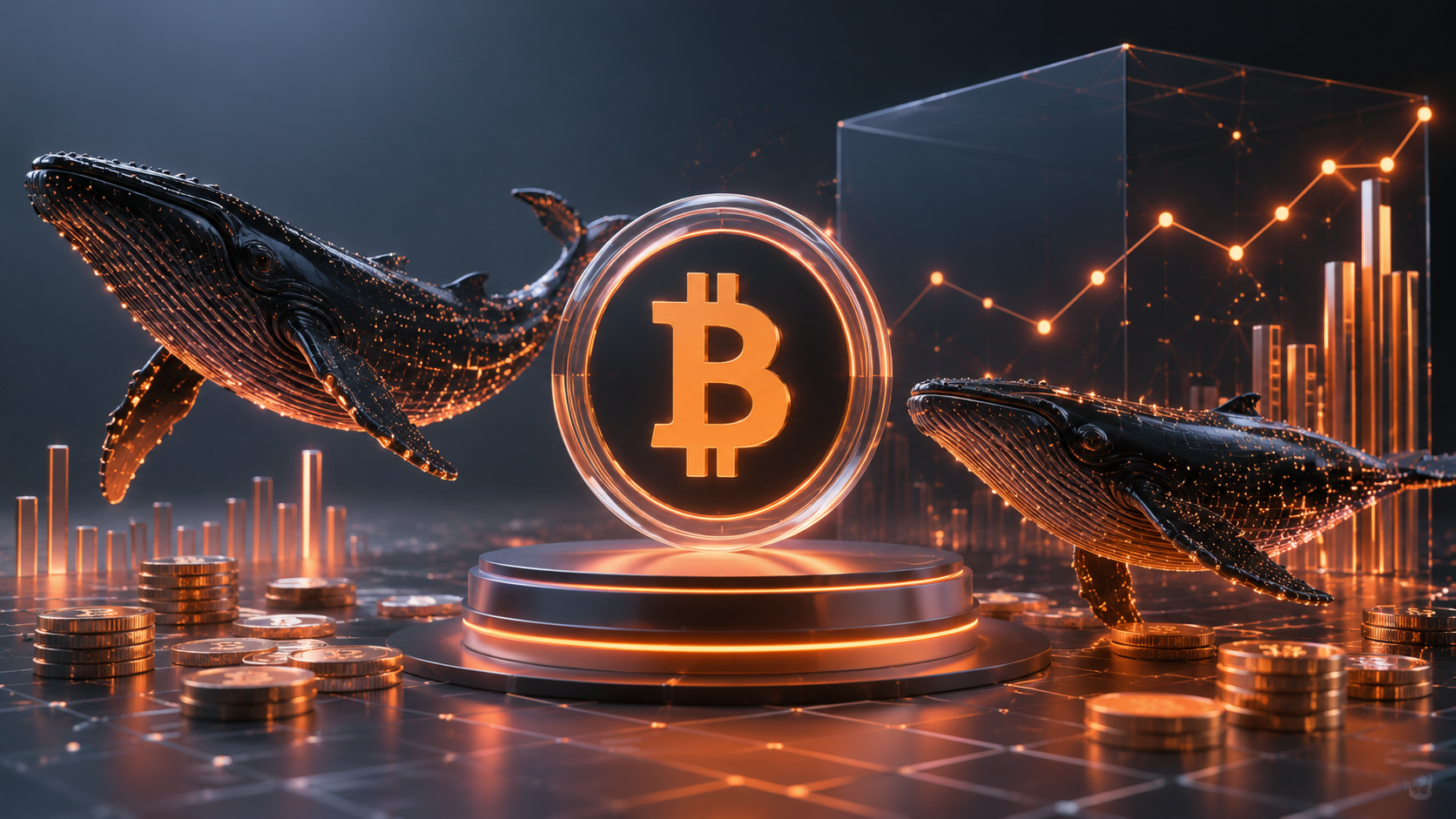 Bitcoin Whale Transactions Spike As BTC Tests $70K Support