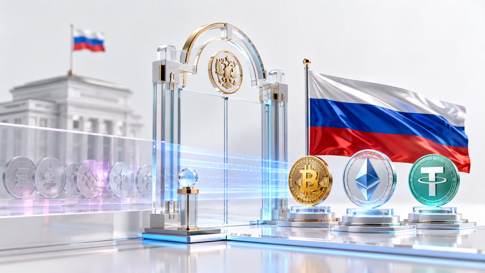 Russia Central Bank Wants Retail Crypto Limited To Bitcoin, Ethereum And USDT