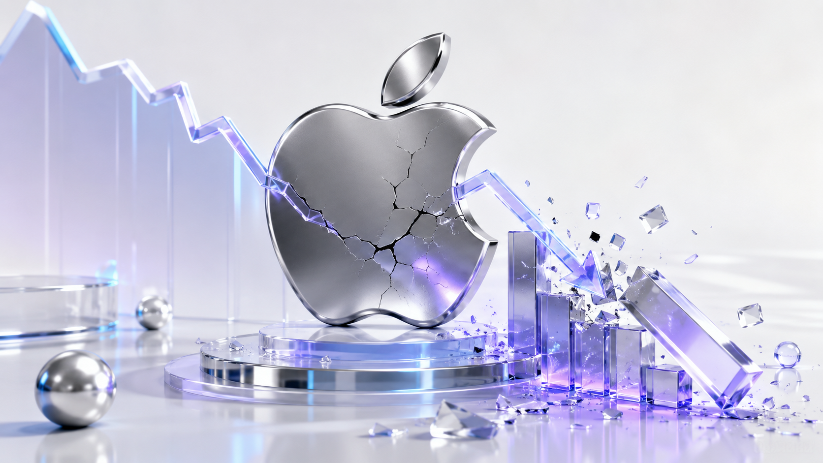 Apple stock crashes