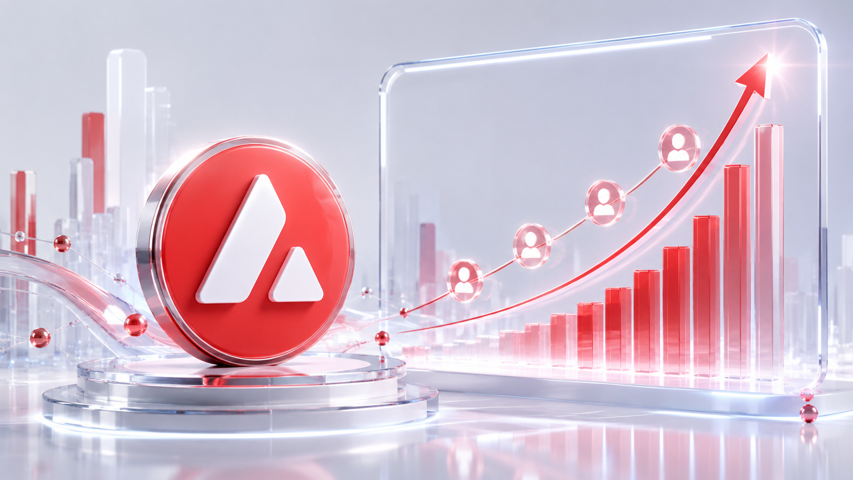 Avalanche monthly active addresses climbed from 467K in December to 1.6M as C-Chain activity and AVAX market access improve.