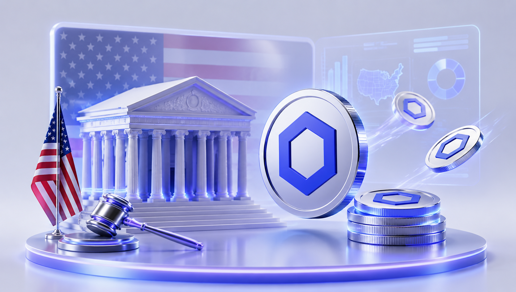 US Government, Chainlink, LINK, Coinbase Prime, FTX, Alameda, Seized Crypto,