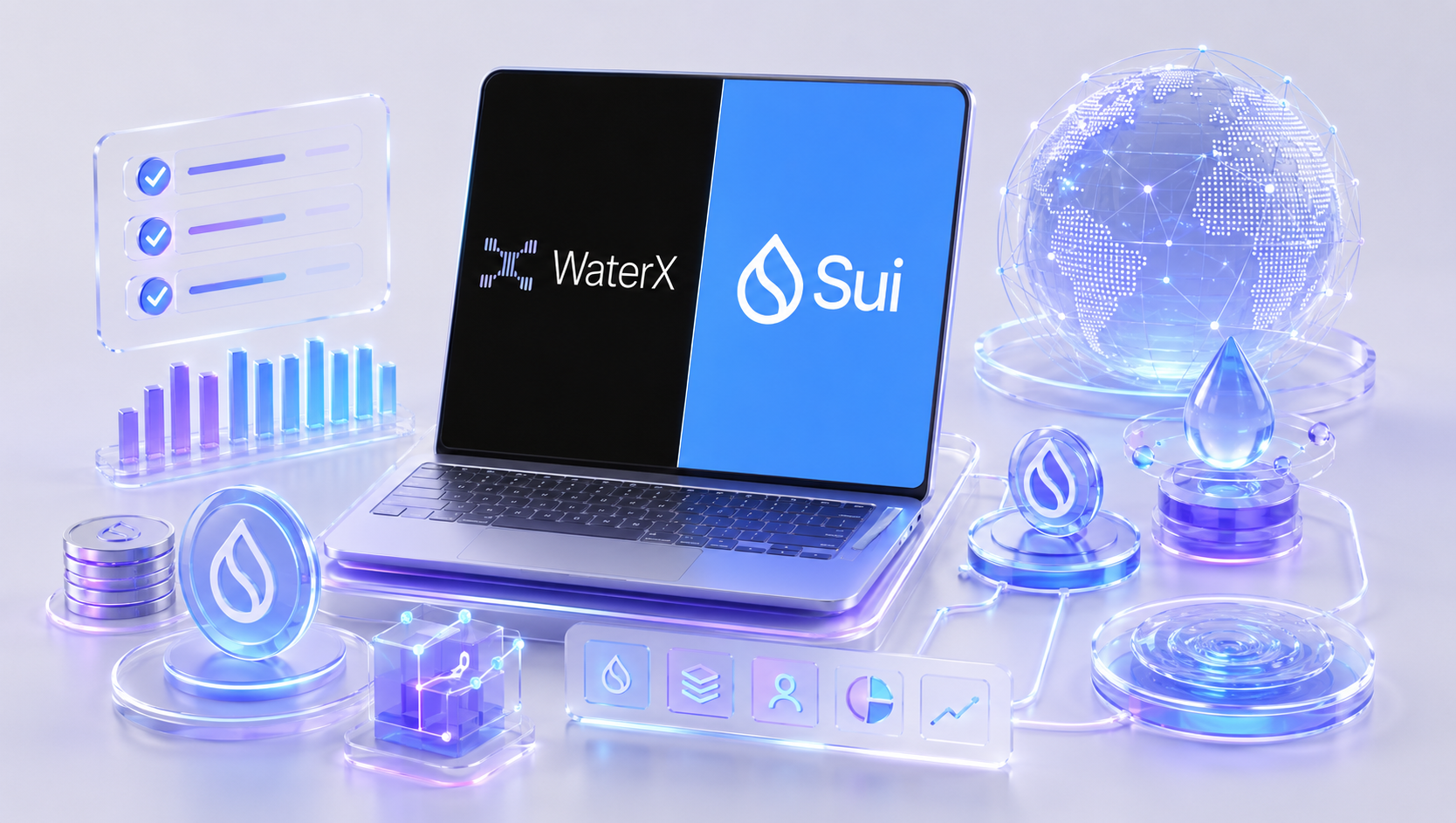 WaterX is now live on Sui with a unified account for perps, prediction markets and tokenized stock exposure.