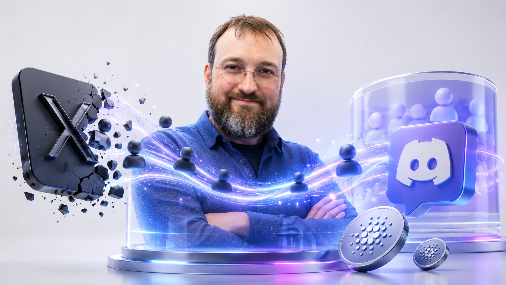 Charles Hoskinson Plans Cardano Community Migration From X To Discord