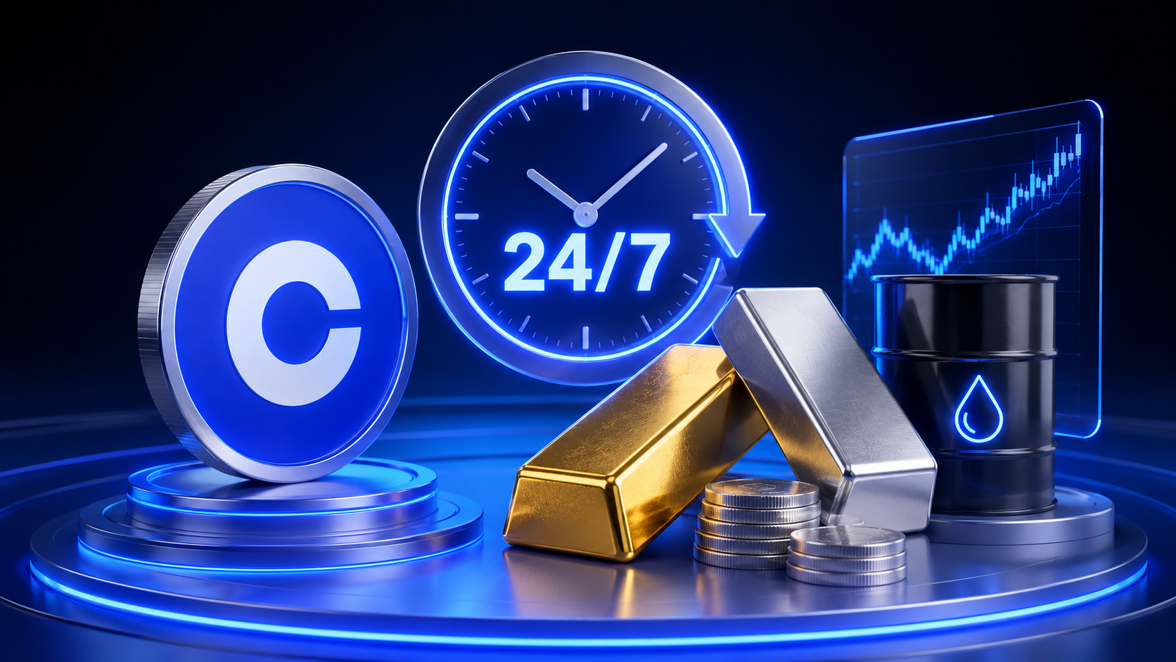 Coinbase Opens 24/7 Gold And Silver Futures As Oil Comes Next