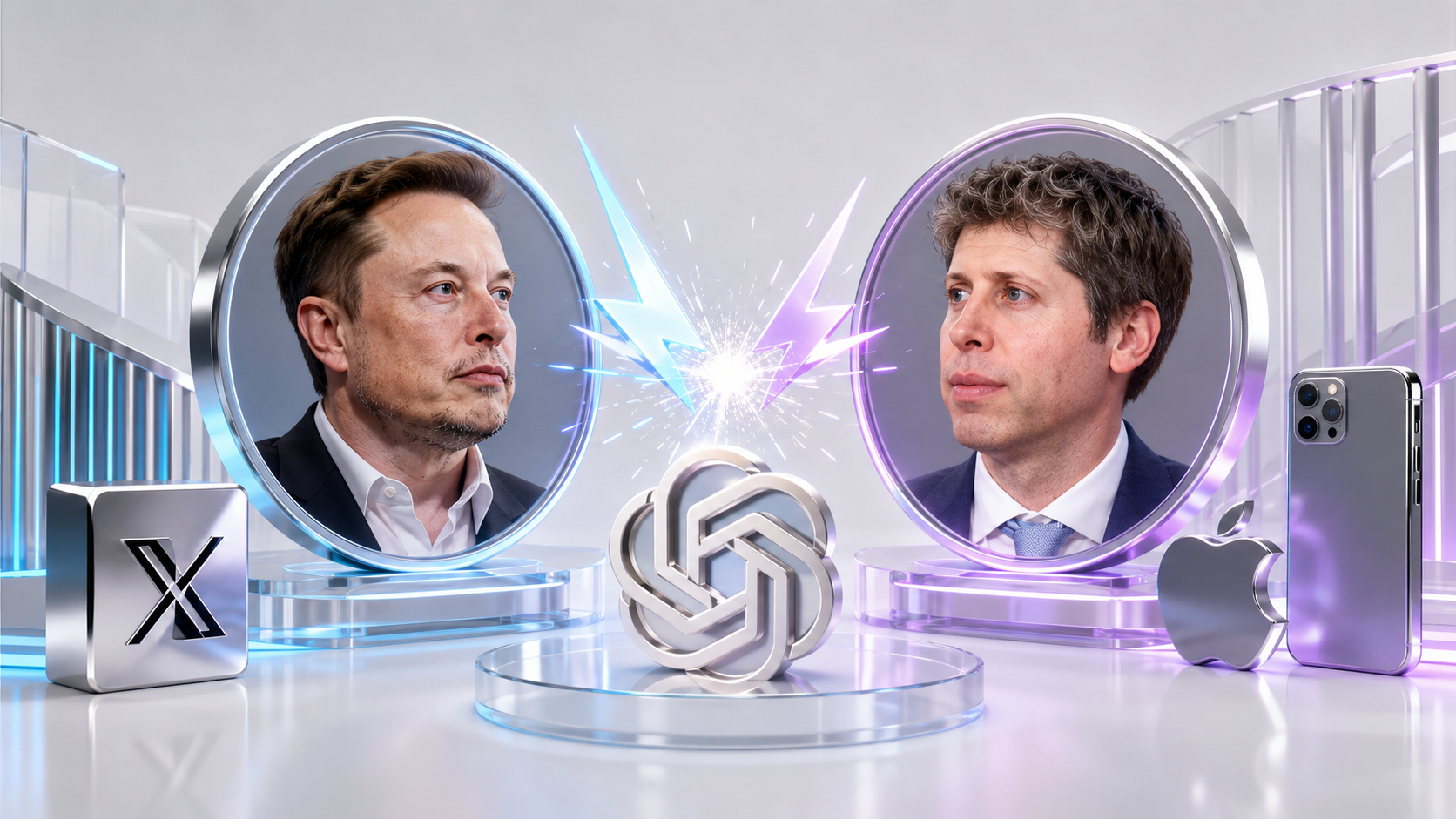 Elon Musk Accuses Sam Altman Of Stealing Apple Technology After OpenAI Lawsuit