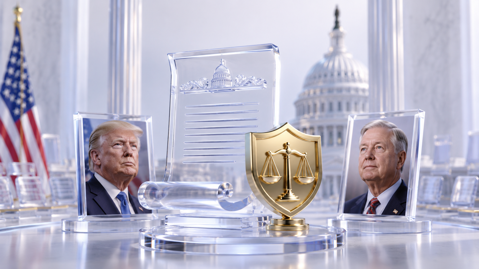 Trump Urges Senate To Pass CLARITY Act In Lindsey Graham’s Honor