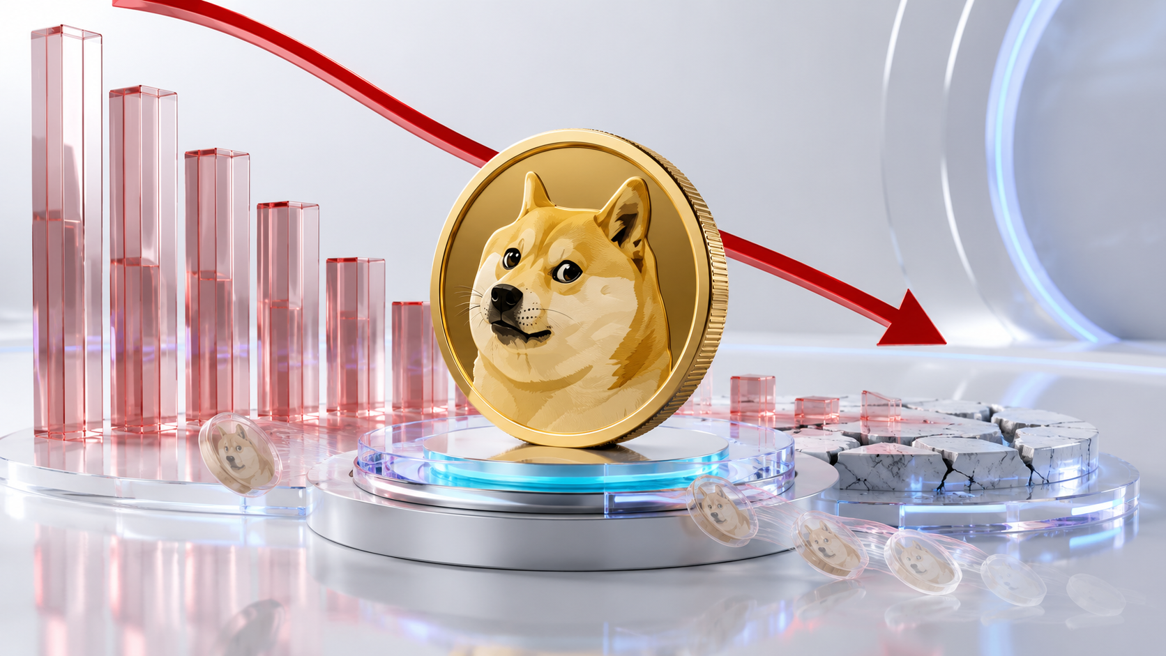 Dogecoin’s daily volume has fallen below $400 million after averaging more than $1 billion at the beginning of 2026.