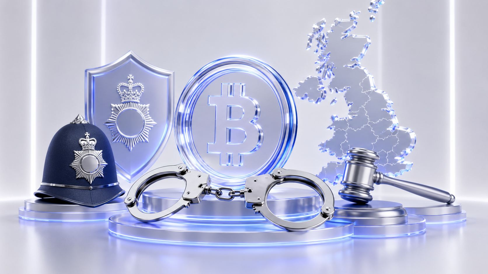 Three men were jailed after impersonating police officers and stealing more than £4 million in crypto from eight victims.
