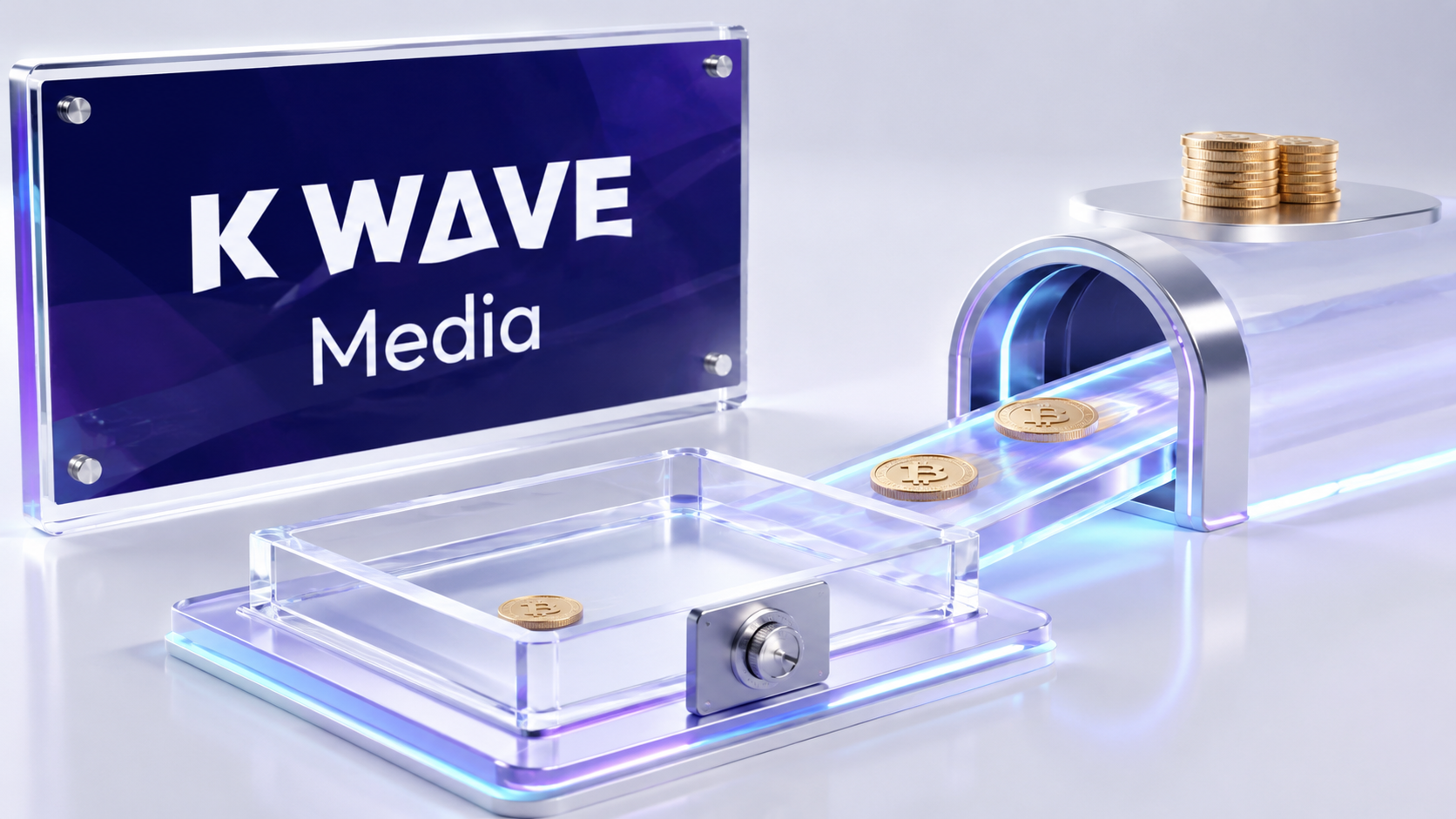 K Wave Media, KWM, Bitcoin Treasury, BTC, Nasdaq, Anson Funds