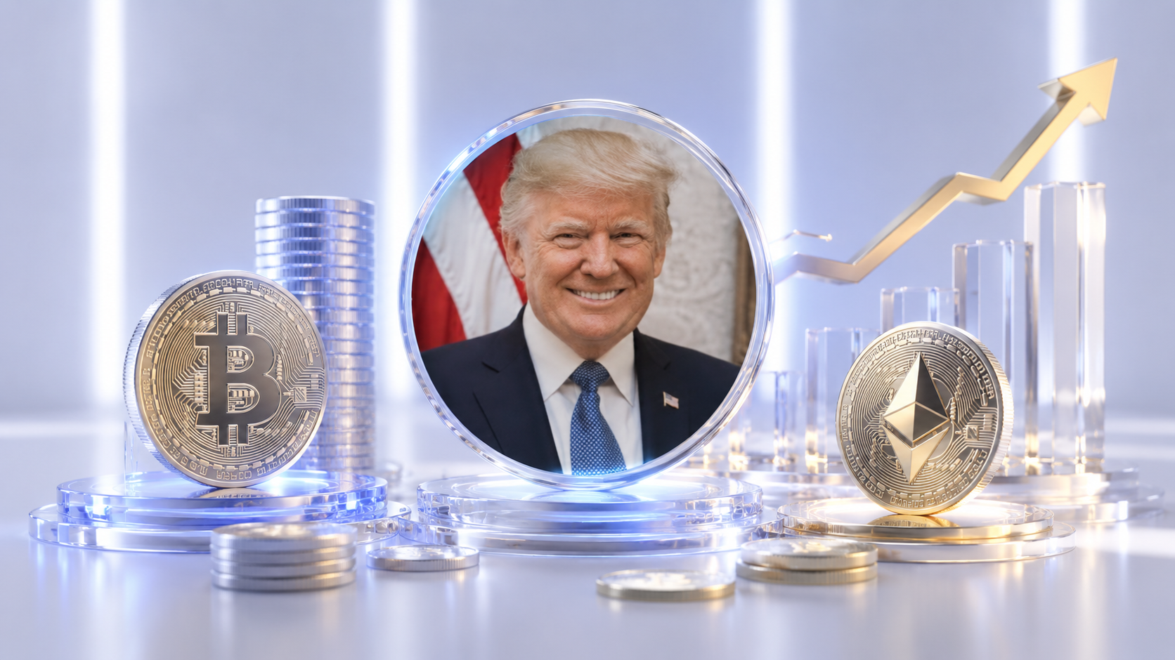 Trump Says He Did Not Know Amount Made From Family Crypto Ventures