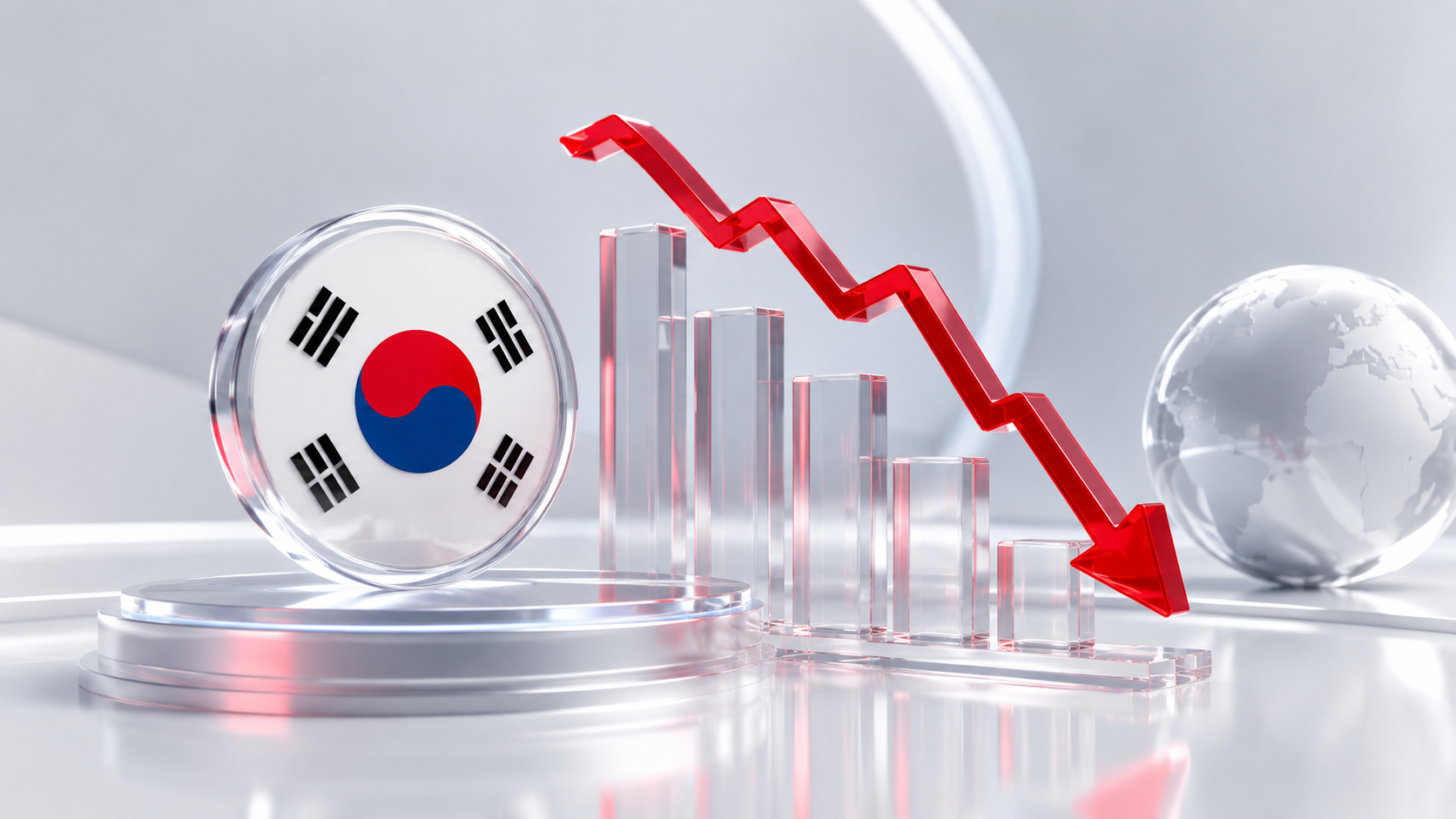 South Korea’s stock market falls -8% as the global chip stock selloff continues