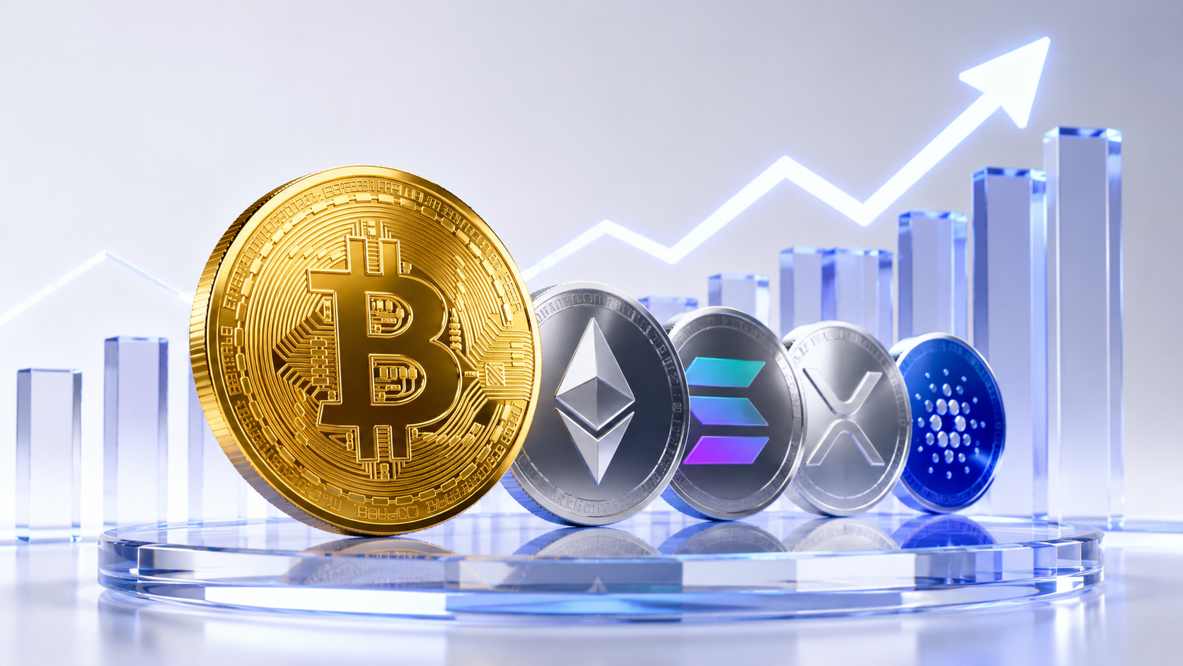 Bitcoin approached $70,000 and Ethereum surged above $2,250 as falling Treasury yields, ETF demand and a massive short squeeze lifted crypto.